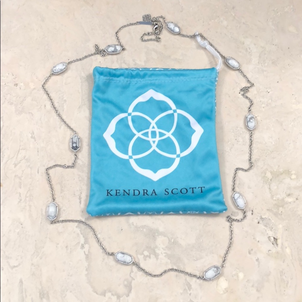 KS Kelsie Station Long Necklace in Metallic